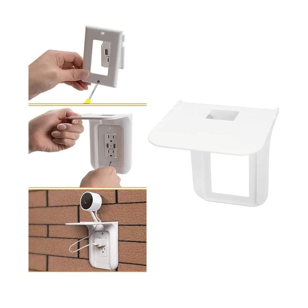Outlet Shelf, Home‎ Wall Shelf Organizer for Outlets, Wall Holder